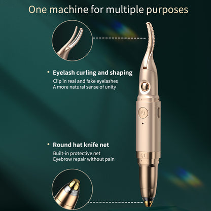 2-in-1 Heated Lash Curler + Brow Trimmer