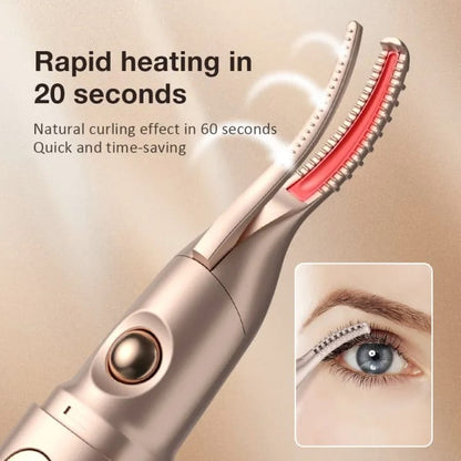 Two-in-one Eyelash curling &amp; Eyebrow shaping