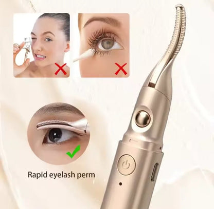 Two-in-one Eyelash curling &amp; Eyebrow shaping