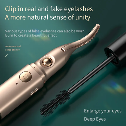 Two-in-one Eyelash curling &amp; Eyebrow shaping